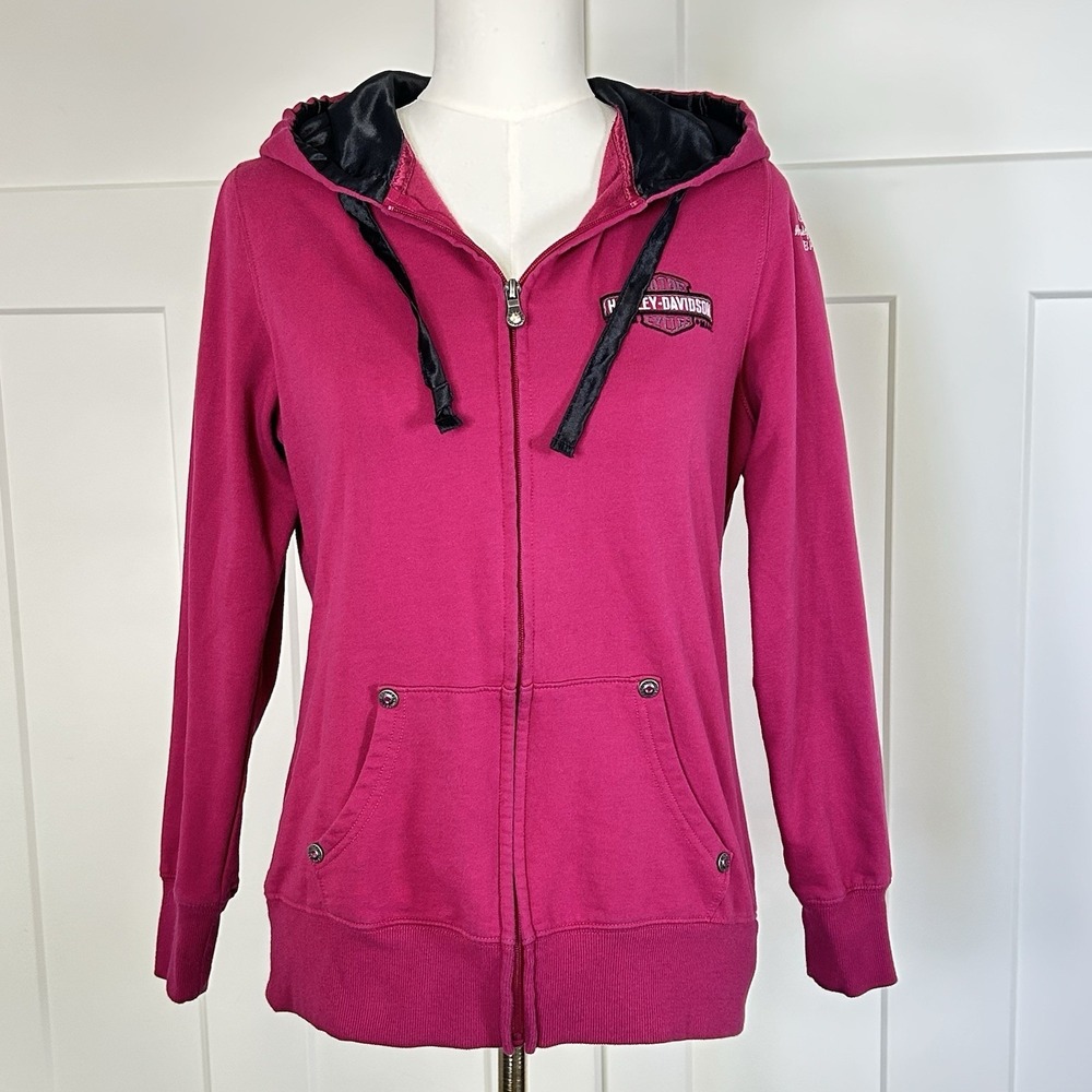 Harley Davidson Pink/Black Hoodie